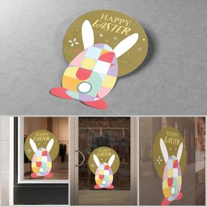 Window sticker, Easter Egg Bunny