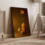 Canvas print Sunflower in vase Framed canvas View 4