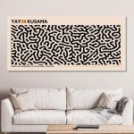 Canvas print Shapes reart (original YAYOI Kusama) Framed canvas View 2