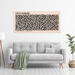 Canvas print Shapes reart (original YAYOI Kusama) Framed canvas View 3