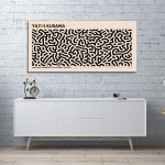 Canvas print Shapes reart (original YAYOI Kusama) Framed canvas View 4