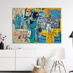 Πίνακας σε καμβά Neo expressionism bird Καμβάς τελαρωμένος Όψη 1