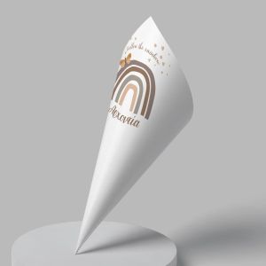 Paper candy cones butterfly and stars