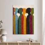 Canvas print Human interaction Framed canvas View 1