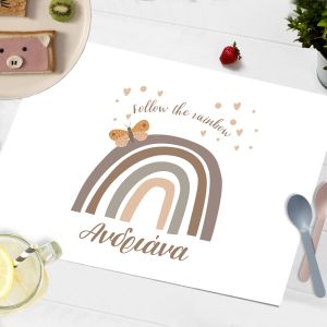 Disposable placemats, Fairy and mushroom