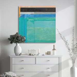 Canvas print Happy face Ocean park  No. 68 reart square Framed canvas View 1 2