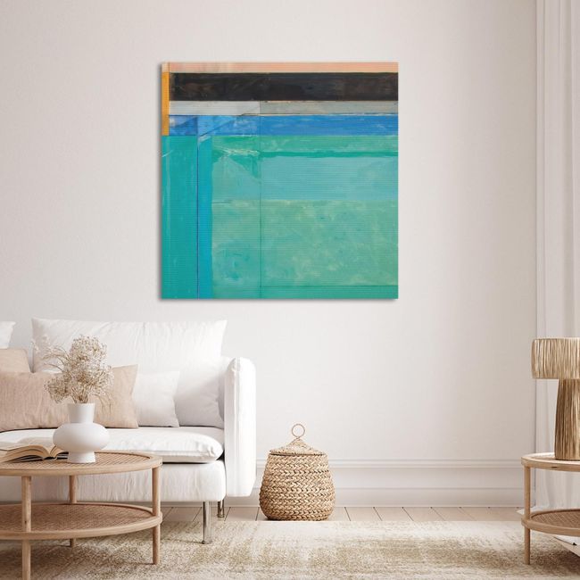 Canvas print Happy face Ocean park  No. 68 reart square Framed canvas View 4