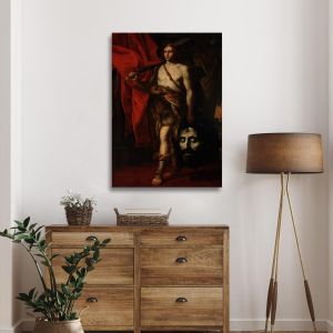 Canvas print David with the Head of Goliath Caravaggio Framed canvas View 1 2