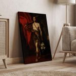 Canvas print David with the Head of Goliath Caravaggio Framed canvas View 4