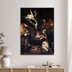Canvas print The Birth of Christ Caravaggio Framed canvas View 1