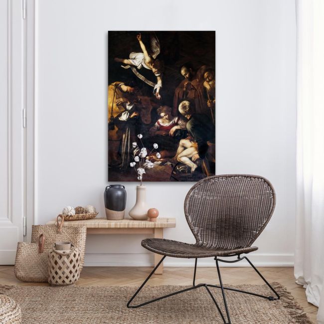 Canvas print The Birth of Christ Caravaggio Framed canvas View 3