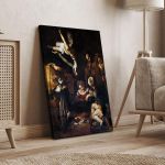 Canvas print The Birth of Christ Caravaggio Framed canvas View 4