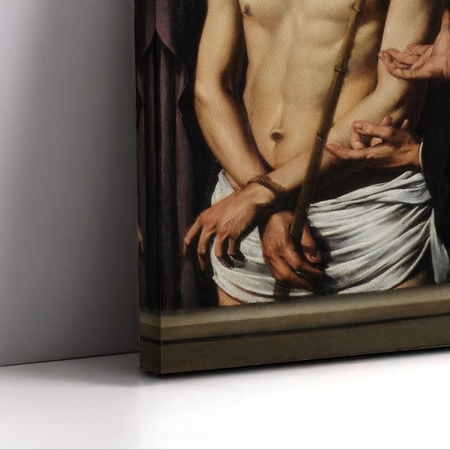 Πίνακας ζωγραφικής  Ιδού ο Άνθρωπος Caravaggio Καμβάς τελαρωμένος Όψη 5