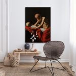 Canvas print Assumption Caravaggio Framed canvas View 3