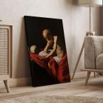 Canvas print Assumption Caravaggio Framed canvas View 4