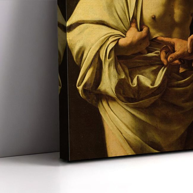 Canvas print The Doubting Thomas Caravaggio Framed canvas View 5