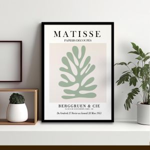 Αφίσα Έκθεσης Matisse Papier Découpés III  Αφίσα πόστερ με μαύρη κορνίζα Όψη 1