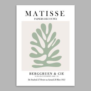 Matisse Papier Découpés III poster  Poster with black frame View 1 2