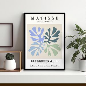 Matisse Papier Découpés IV poster  Poster with black frame View 1