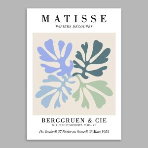 Matisse Papier Découpés IV poster  Poster with black frame View 1 2