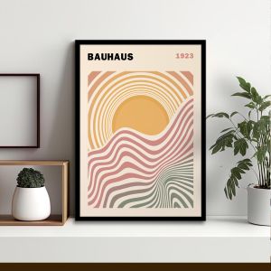 Αφίσα Έκθεσης Bauhaus 1923 III αφίσα κάδρο  Αφίσα πόστερ με μαύρη κορνίζα Όψη 1
