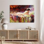 Canvas print   Half nude girl portrait Framed canvas View 2