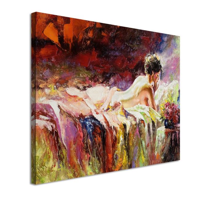 Canvas print   Half nude girl portrait Framed canvas View 4
