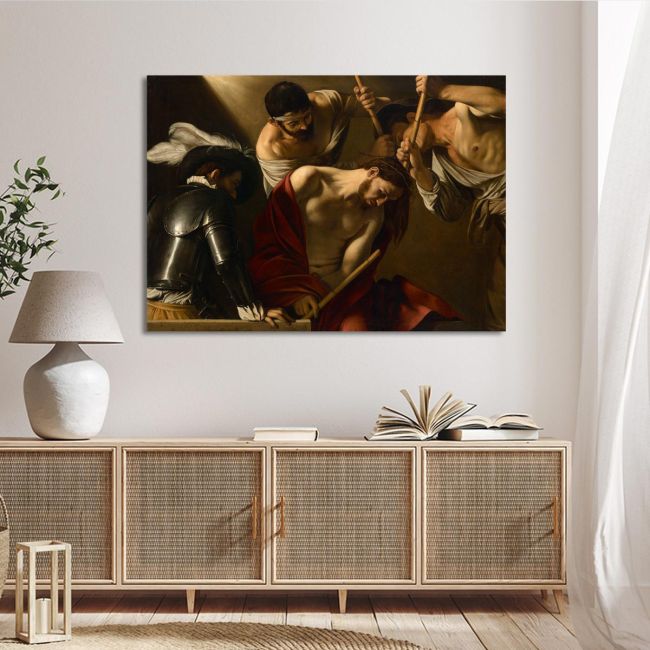 Canvas print The Crown of Thorns Caravaggio Framed canvas View 2