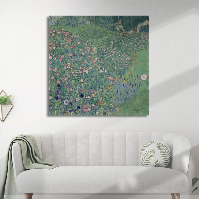 Canvas print Italian garden Klimt G Framed canvas View 1