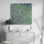 Πίνακας ζωγραφικής Italian garden Klimt G. Καμβάς τελαρωμένος Όψη 2