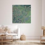 Canvas print Italian garden Klimt G Framed canvas View 4