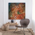 Canvas print Young american girl dance, Picabia F