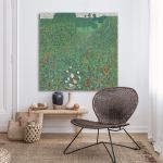 Πίνακας ζωγραφικής Flowering poppies Klimt G. Καμβάς τελαρωμένος Όψη 3