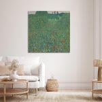 Canvas print Flowering poppies Klimt G Framed canvas View 4