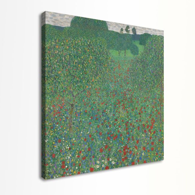Canvas print Flowering poppies Klimt G Framed canvas View 5
