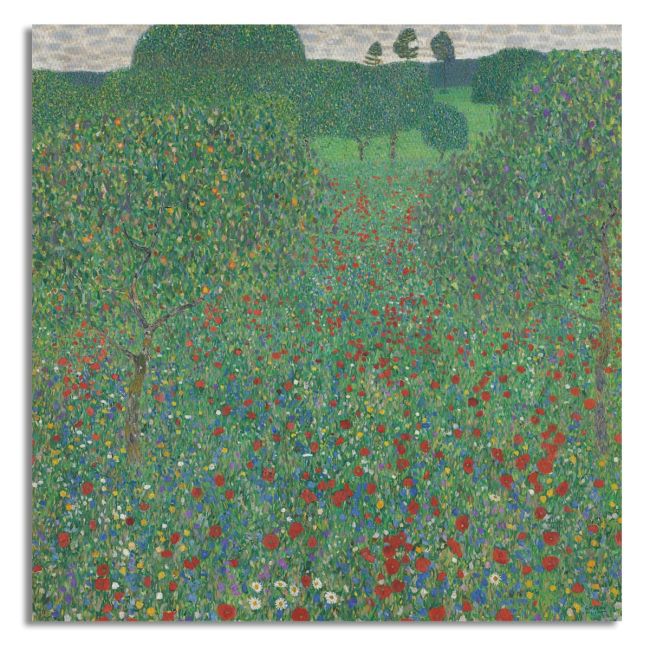 Canvas print Flowering poppies Klimt G Framed canvas View 7
