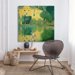 Canvas print Castle Kammer at Attersee Klimt G Framed canvas View 3