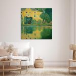 Canvas print Castle Kammer at Attersee Klimt G Framed canvas View 4