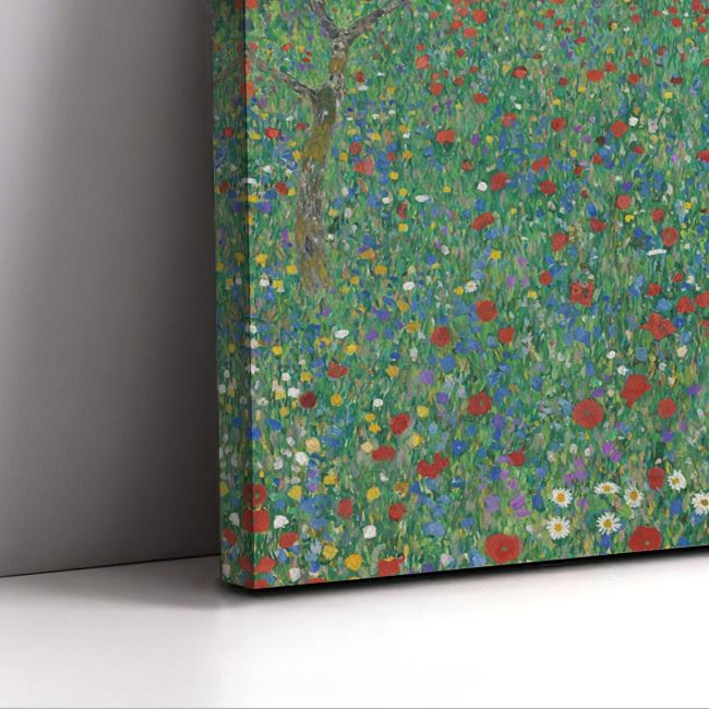 Canvas Flowering poppies vertical Klimt G. Framed canvas View 5