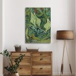 Πίνακας ζωγραφικής Giant peacock moth Vincent van Gogh Καμβάς τελαρωμένος Όψη 2
