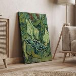 Canvas print Giant peacock moth Vincent van Gogh Framed canvas View 4