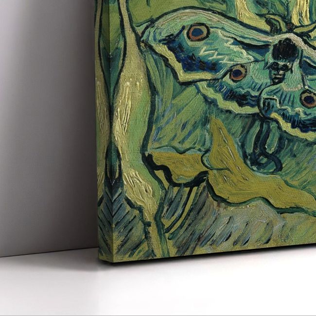 Canvas print Giant peacock moth Vincent van Gogh Framed canvas View 5