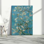 Canvas print Almond tree vertical Vincent van Gogh Framed canvas View 1