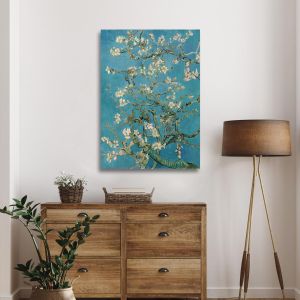Canvas print Almond tree vertical Vincent van Gogh Framed canvas View 1 2
