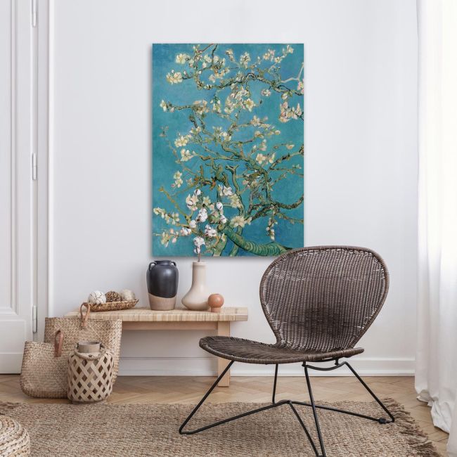 Canvas print Almond tree vertical Vincent van Gogh Framed canvas View 3