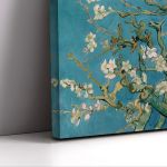 Πίνακας ζωγραφικής Blossoming almond tree κάθετο Vincent van Gogh Καμβάς τελαρωμένος Όψη 5