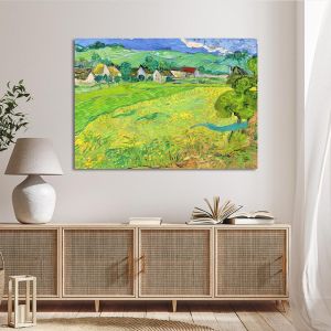 Πίνακας ζωγραφικής Les Vessenots en Auvers Vincent Van Gogh Καμβάς τελαρωμένος Όψη 1 2