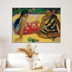 Πίνακας ζωγραφικής Parau api Gauguin P. Καμβάς τελαρωμένος Όψη 1