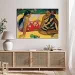 Πίνακας ζωγραφικής Parau api Gauguin P. Καμβάς τελαρωμένος Όψη 2