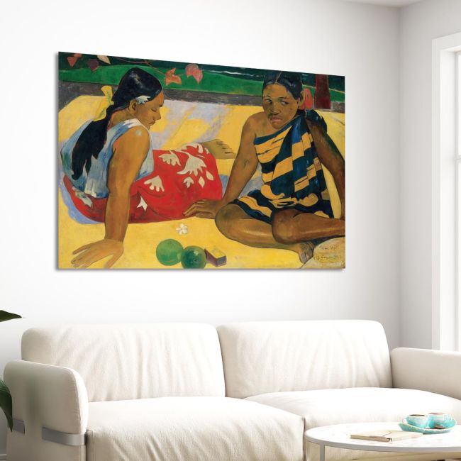 Canvas print Parau api Gauguin P. Framed canvas View 3